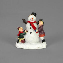 Karácsonyi jelenet - hóember építés (C_0605)