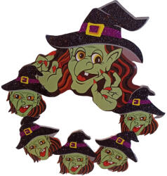  Halloweeni kopogtató - boszorkányos (635457_2)