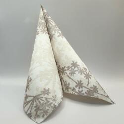 Pack Service textilhatású szalvéta 40x40 cm 50 lap/csomag Palma tortora