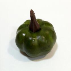  Zöld műanyag tök, mérete: 3, 5x4, 5 cm