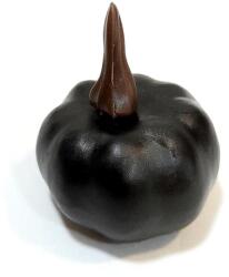  Fekete műanyag tök, mérete: 3, 5x4, 5 cm