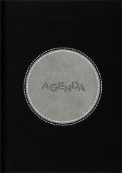 Dayliner Naptár, tervező, A5, napi, DAYLINER "Central", fekete-szürke (DL6AG-CEFA5NA-FS)