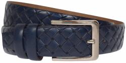 ClK LEATHER Curea barbati eleganta din piele naturala bleumarin inchis CLK236BL