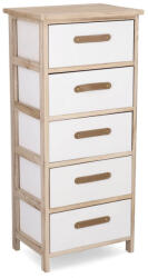 Bizzotto Comoda lemn alb maro Reka 40x29x90h (0210697) Comoda