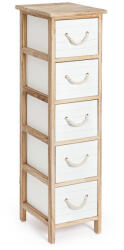 Bizzotto Comoda lemn alb maro Yvette 26x32x98h (0210783) Comoda