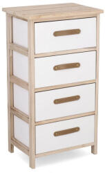 Bizzotto Comoda lemn alb maro Reka 40x29x73h (0210696) Comoda