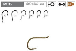 Mustad CIRLIG FEEDER CU OCHET MU15 BR nr. 14 (M.60343NPBR.14)