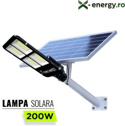AustrianSolar Lampa Led cu incarcare solara X-LED 200W, acumulator 40000mAh, protectie la umiditate IP65, incl. suport de fixare (X204)