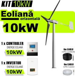 AustrianSolar Turbina eoliana Orizontala de 10kW 10000W (XEOL_ORIZ_10KW)