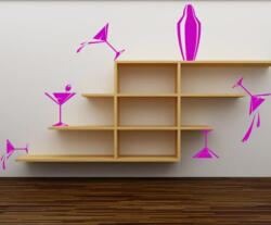 4 Decor Sticker Pahare de Cocktail - beestick-deco - 185,00 RON