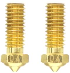 QIDI Tech Месингова дюза за X-Smart 3/X-Plus 3/X-Max 3/Q1-Pro - Комплект от 2 бр. - 0, 4 mm (747302684742)