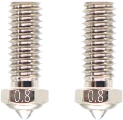 QIDI Tech Дюза с медно покритие за X-Smart 3/X-Plus 3/X-Max 3 - Комплект от 2 бр. - 0, 8 mm (728683350006)