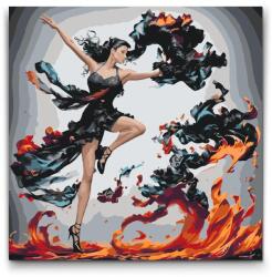  Festés számok szerint - Bűvös tánc Méret: 50x50cm, Keretezés: Műanyagtáblával