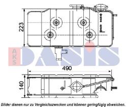 AKS DASIS Vas de expansiune, racire AKS DASIS 401020N (401020N)
