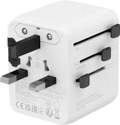 CANYON Адаптер за Захранване CANYON Travel Adapter OnTour 20 EU/UK/US/AUS 20W White (CNS-TA20W1005W) - beep