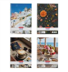 Herlitz Mix A/5 80 lapos kockás spirálfüzet (400201498)