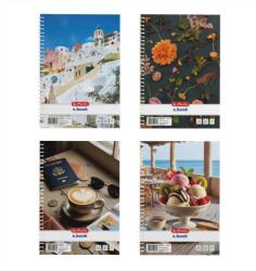 Herlitz Mix A/5 80 lapos sima spirálfüzet (400201500)