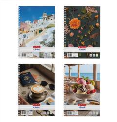 Herlitz Mix A/5 80 lapos vonalas spirálfüzet (400201499)