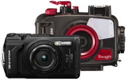 Olympus OM System TG-7 KIT Black (V110030BU030) Digitális fényképezőgép