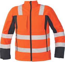 CERVA Malton Láthatósági Softshell Dzseki HV Narancssárga - L (0301034796003)