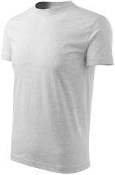 MALFINI 138 Malfini Basic gyerek póló világosszürke melírozott - 134 cm/8 éves (1380310)