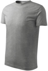 MALFINI 135 Malfini Classic New gyerek póló sötétszürke melírozott - 134 cm/8 éves (1351210)