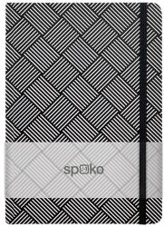 Spoko Négyzet A/5 96 lapos keményfedeles vonalas jegyzetfüzet (S081510703)