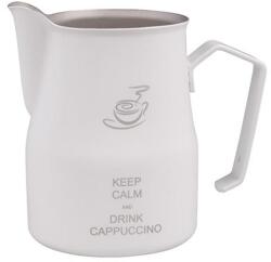 Motta Europa professzionális fehér tejhabosító és tároló kiöntő felirattal 500 ml