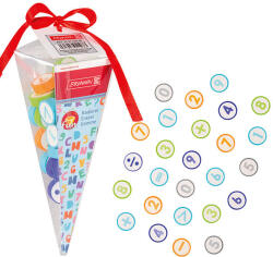 Brunnen SZÁMOK radír iskolai süveg csomagolásban (AD-10-27-400-01SZAMOK)