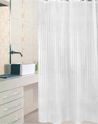 SAPHO AQUALINE PVC 180x200 cm alb (ZP001) Perdea de dus