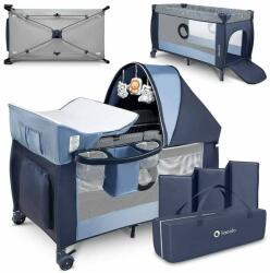 Lionelo Patut Pliant cu Doua Nivele Lionelo Sven Plus 120x60cm Blue Navy (LO-SVEN_PLUS_BLUE_NAVY)