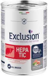 Exclusion Monoprotein Vet Diet Hepatic All Breeds kutyakonzerv - sertés, rizs & borsó 400 g