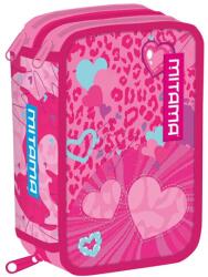 Mitama tolltartó, 3 rekesz, Rózsaszín szívek (EMGMI064868)