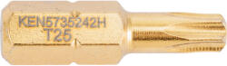 Cromwell tx25 torx tin coated screwdriverbit 1/4" h ken5735242h