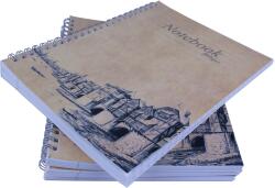 EVOffice A5 jegyzetfüzet, Fém spirálos, 80 mappa, Diktálás, 5db/készlet (EV6G08D/5)