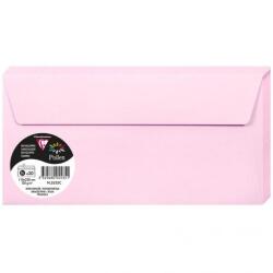 Clairefontaine Pollen boríték csomag, , 120 g, DL, 110 x 220 mm, cukorpink, 20 db