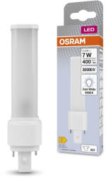 OSRAM LED fénycső, egyoldalas, G23, 3, 5 W = 7 W, 400 lm, 4000 K, semleges, 120°, DULUX LED S EM és AC, Osram (4058075823556)