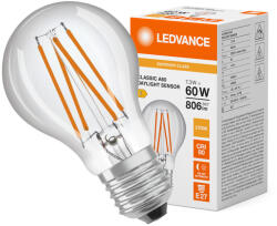 OSRAM LED izzó E27 A60 806lm 7.3W = 60W 2700K Meleg 320° Ledvance (4099854048210)