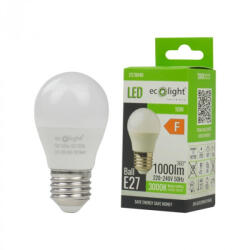 ECOLight LED gömbizzó P45 E27 10W 900lm 3000K Melegfényű Ecolight (ECOLED1494)