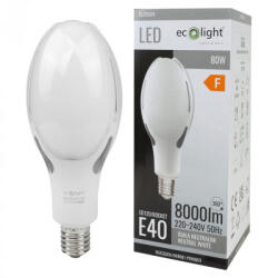 ECOLight E40 LED izzó 80W 8000lm 4000K semleges Rocket Ecolight (ECOLED1767)