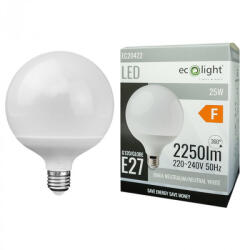 ECOLight LED izzó gömb alakú G120 E27 25W 2250lm 4000K semleges Ecolight (ECOLED1620)