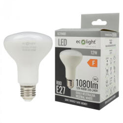ECOLight LED izzó reflektor R80 E27 12W 1080lm 4000K semleges Ecolight (ECOLED1840)