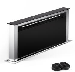 Klarstein Royal Flush Eco 75, páraelszívó, 75 cm, 650 m³/h, EEK A++, aktívszén szűrőkkel együtt (CGCH3-R. F. Eco-75B+SS) (CGCH3-R.F.Eco-75B+SS) - electronic-star