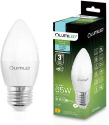 Lumileds LED izzó E27 gyertya B35 8W = 65W 880lm 6500K Hideg 180° LUMILED (LUMLEDG0012C)