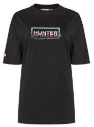 Hunter Unisex Póló, HARU0007251, Pamut, XS INTL, Fekete (0000305062338_XS)