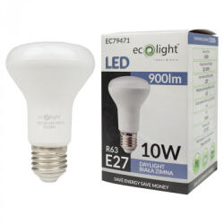 ECOLight LED izzó reflektor R63 E27 10W 900lm 6500K hidegfényű ökofény (ECOLED1830)