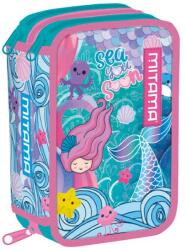 Mitama 3 rekeszes felszerelt tolltartó, Tenger (EMGMI064865)