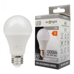 ECOLight LED izzó A60 E27 10W 900lm 4000K semleges Ecolight (ECOLED1510)