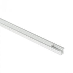 Ecolight Süllyesztett eloxált alumínium LED profil 1m matt borítással LED szalagokhoz + végzárókkal PW Ecolight sorozat (ECOPRO0495MR)