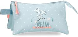 MOVOM Tolltartó lányoknak, Movom Live your Dreams, 3 rekeszes, többszínű, 22x12x5 cm (37643.21)